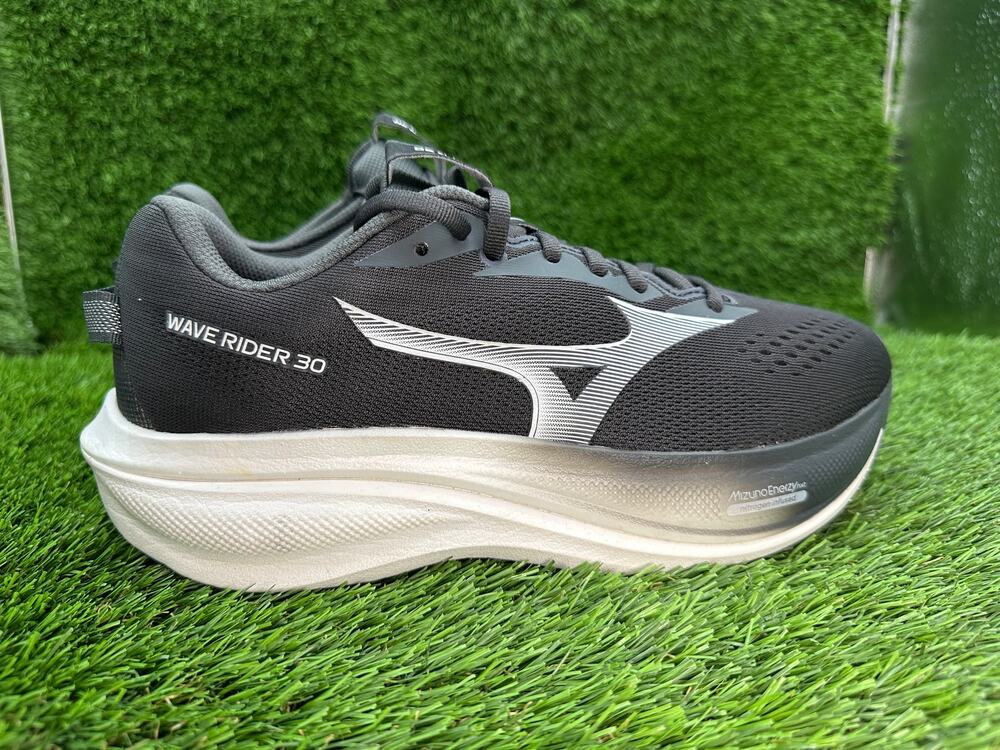 Mizuno Wave Rider 30 J1GW262177 Athletic Sneaker Women's 10 Black Mesh Running